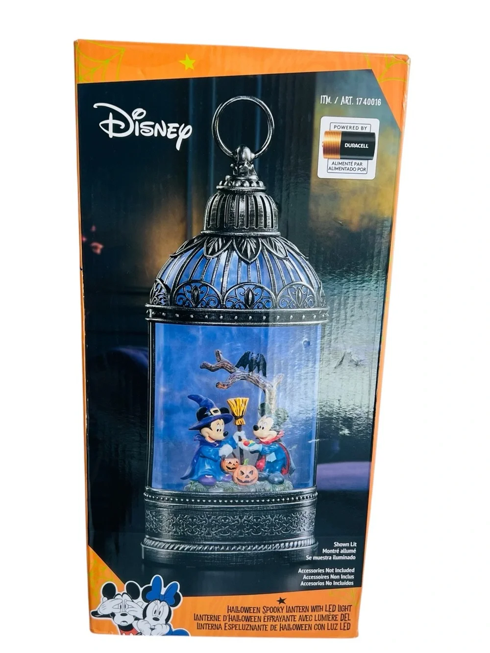 Disney Halloween Spooky Mickey & Minnie LED Light Lantern